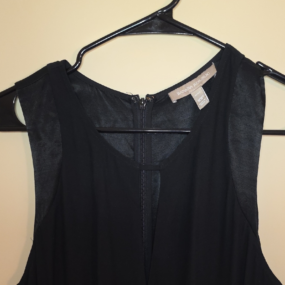 Banana Republic Classic Black Jumpsuit Women's Size 10